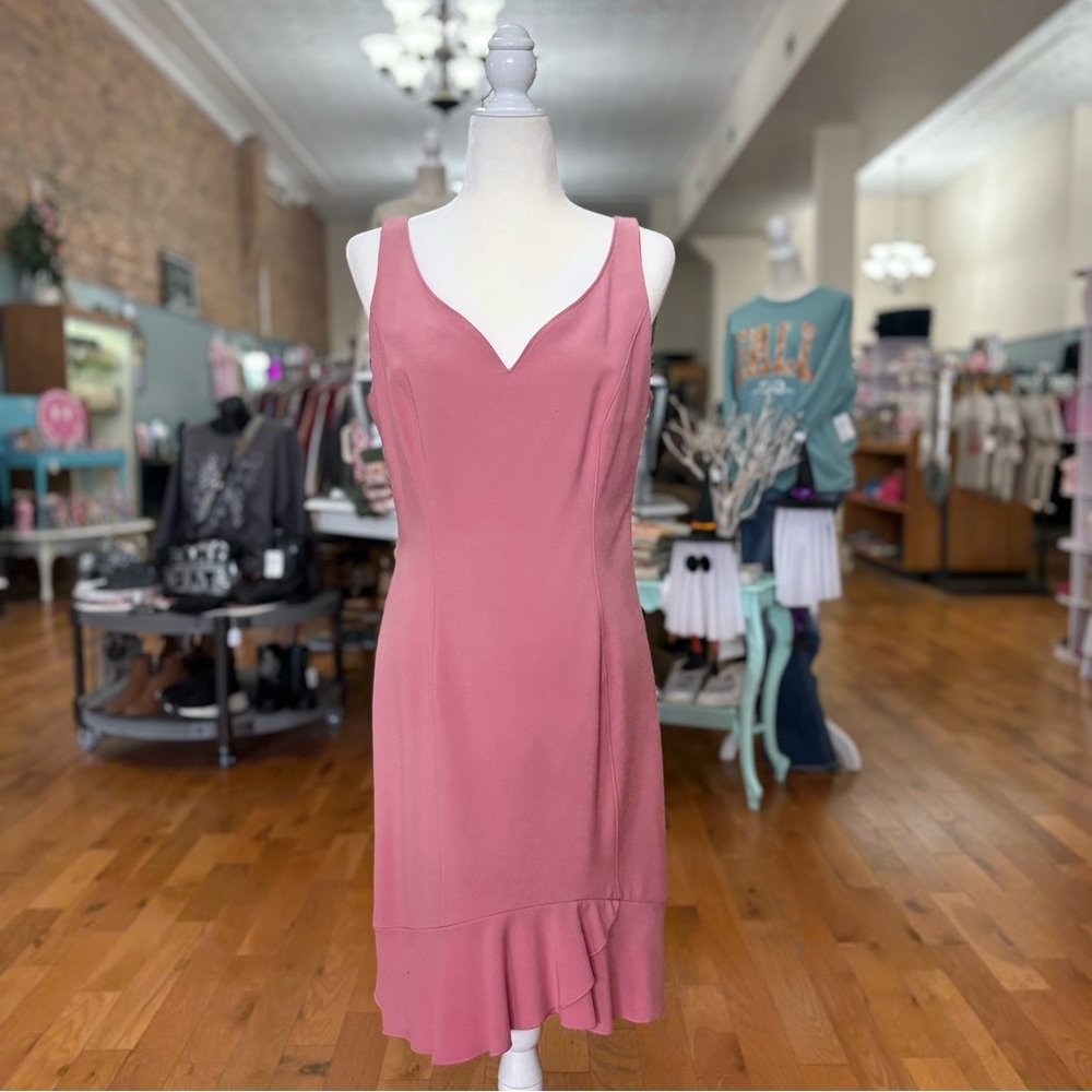 WHBM Sleeveless Pink Dress Size 10